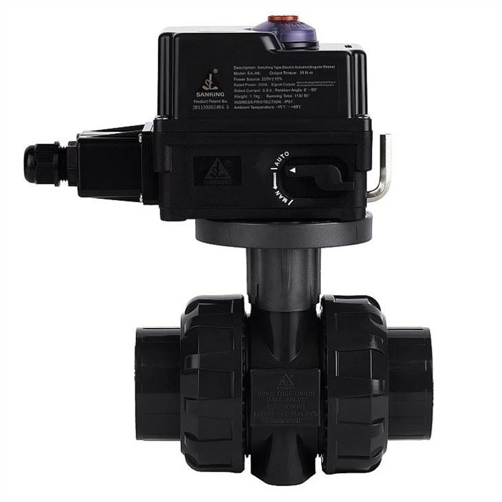 Electrical Actuated True Union ball valve 1(001)