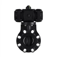 Chanm konpwesyon lè actuated PVC Papiyon Valv